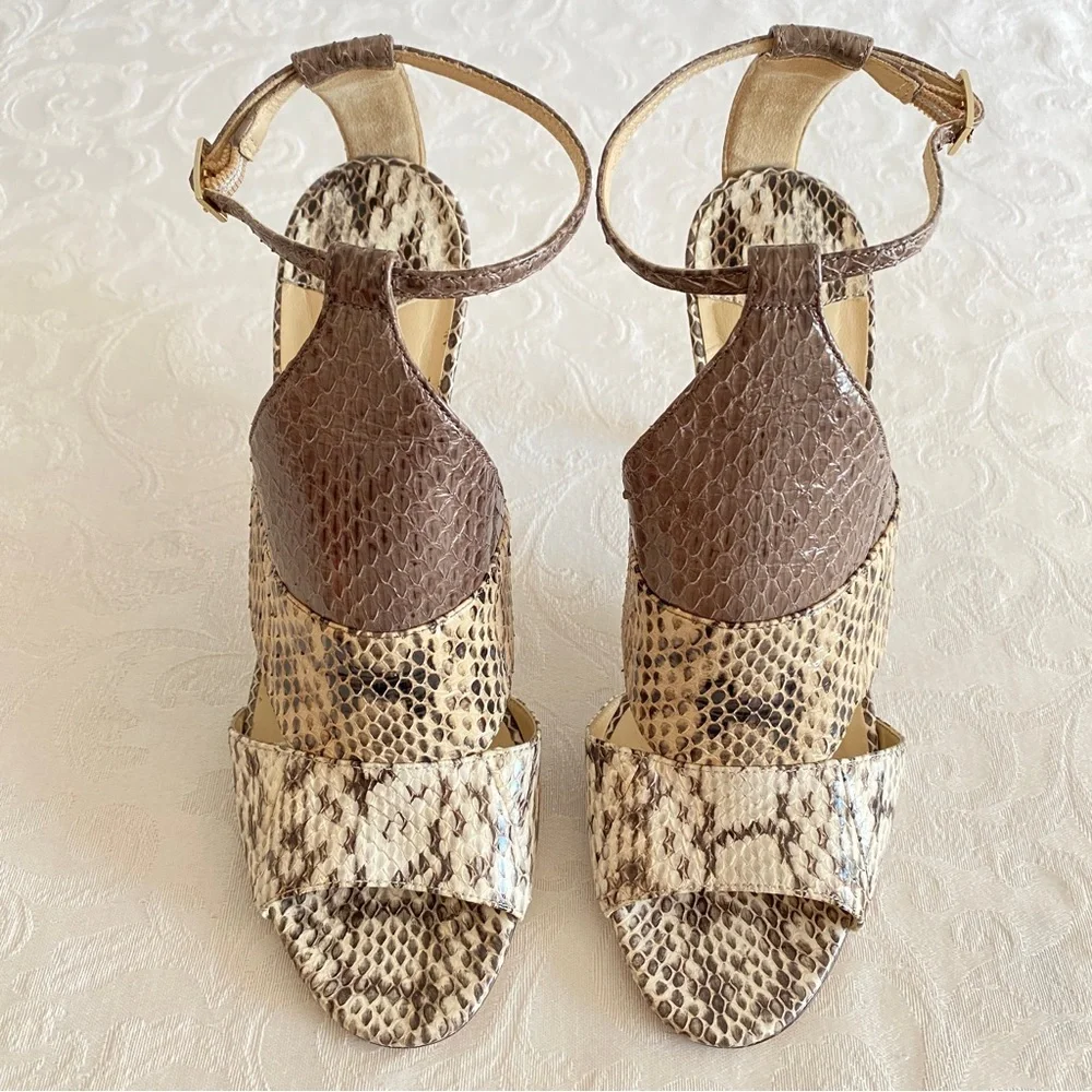 Jimmy Choo Python Sandals - Picture 3 of 9